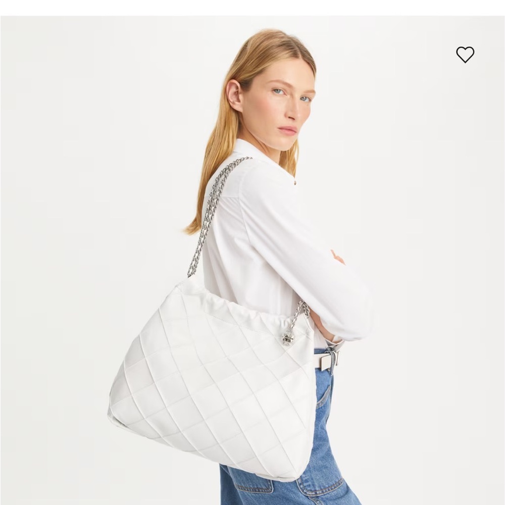 Tory Burch FLEMING SOFT DISTRESSED HOBO BAG